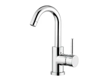 TOKYO - Countertop single handle steel washbasin tap _ Gaia Mobili